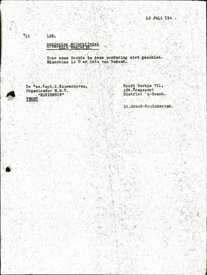 Bron: BHIC, Archief Militair Gezag, scan 556