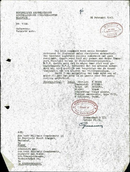 Bron: BHIC, Archief Militair Gezag, scan 121