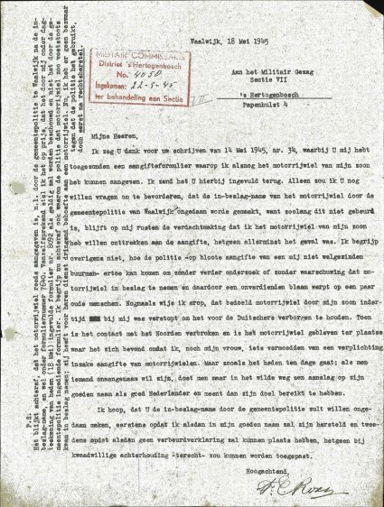 Bron: BHIC, Archief Militair Gezag, scan 398