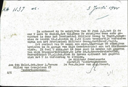 Bron: BHIC, Archief Militair Gezag, scan 770