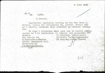 Bron: BHIC, Archief Militair Gezag, scan 772