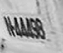 Detail (negatief en bijgedraaid) van foto 1