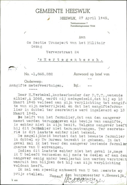 Bron: BHIC, Archief Militair Gezag, inv. nr. 471 scan 447