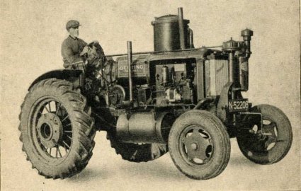 Deering Farmall (bron: Handleiding Imbert houtgenerator)