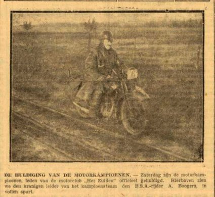 B.S.A. (bron: Eindhovensch Dagblad, 24 dec. 1929)