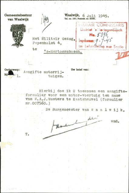 Bron: BHIC, Archief Militair Gezag, inv. nr. 471 scan 542