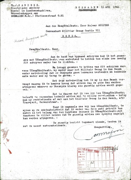 Bron: BHIC, Archief Militair Gezag, inv. nr. 471 scan 667