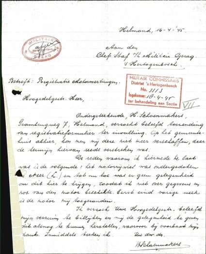 Bron: BHIC, Archief Militair Gezag, inv. nr. 471 scan 491
