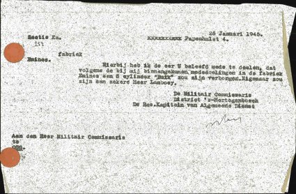 Bron: BHIC, Archief Militair Gezag, scan 829
