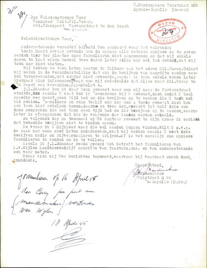 Bron: BHIC, Archief Militair Gezag, inv. nr. 471 scan 32