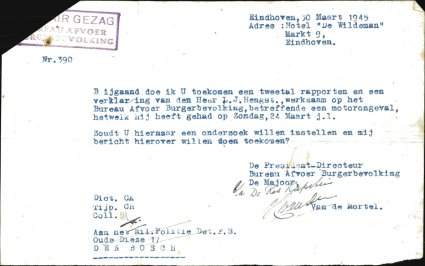 Bron: BHIC, Archief Militair Gezag, inv. nr. 471 scan 789