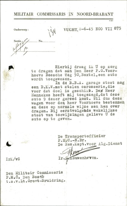 Bron: BHIC, Archief Militair Gezag, inv. nr. 471 scan 629