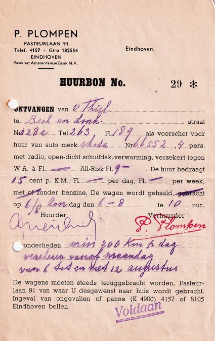 Bron: archief Arthur van Thiel