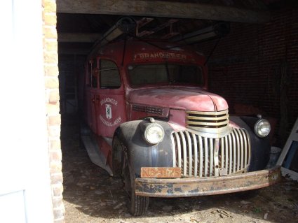 Chevrolet, met het landelijke kenteken NB-31-75 (bron: Heemkundekring De Vierschaer)