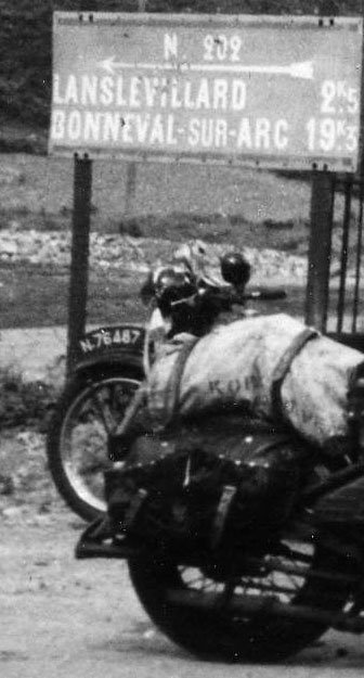 Oponthoud in Lanslebourg (bron: Fotoalbum Maria Motorbedevaart)