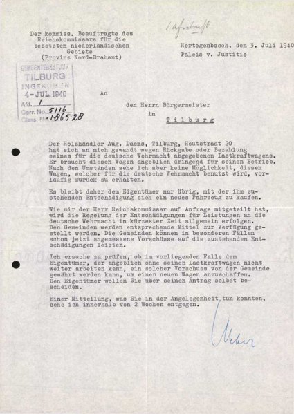 Bron: Regionaal Archief Tilburg, Archief gemeentebestuur Tilburg 1938-1985, inv. nr. 5630, scan 27
