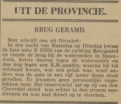 Bron: De Stad Oss, 14 augustus 1936