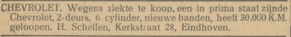 Bron: Eindhovensch Dagblad van 18 okt. 1932