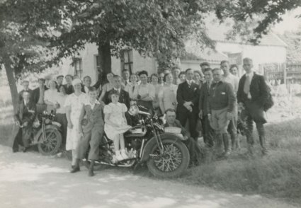 Harley-Davidson (Foto: Mogelijk Paul Kessels. Bron: Regionaal Archief Tilburg)