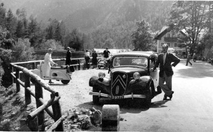 Citroën Traction Avant (bron: collectie Familie Van Liempd)