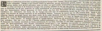 Bron: Revue der Sporten, 1919