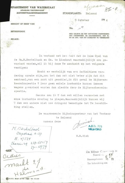 Bron: BHIC, Archief Militair Gezag, inv. nr. 258 scan 758