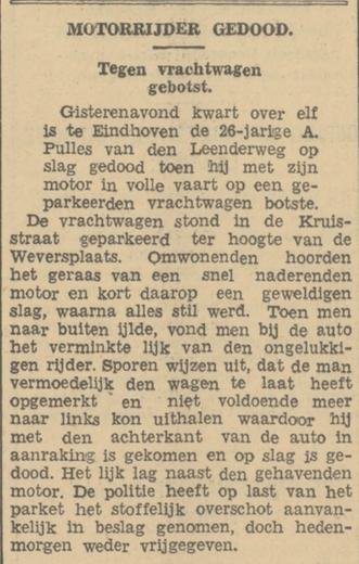 Bron: Provinciale Noordbrabantsche en 's-Hertogenbossche Courant van 31 mei 1939