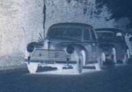 Peugeot 203 (Detail (negatief) van foto 1)