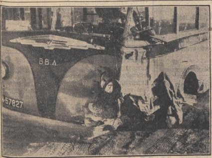 Beschadigde Kromhout (Dagblad De Stem, 17 dec. 1949)
