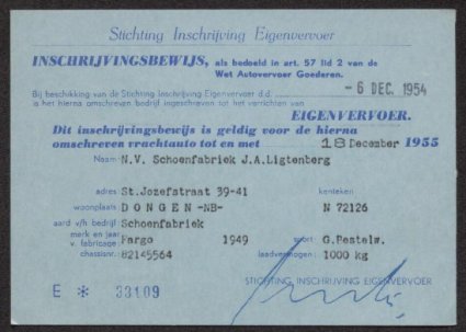 N-72126 inschrijvingsbewijs (foto: collectie H. Ansems)