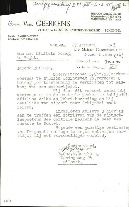 Bron: BHIC, Archief Militair Gezag, inv. nr. 258 scan 154