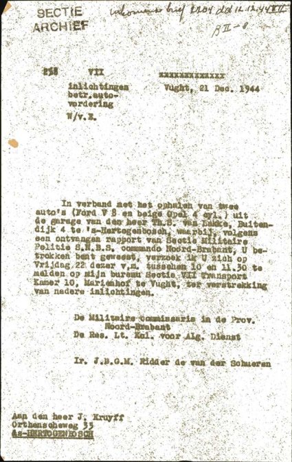 Bron: BHIC, Archief Militair Gezag, inv. nr. 258 scan 307