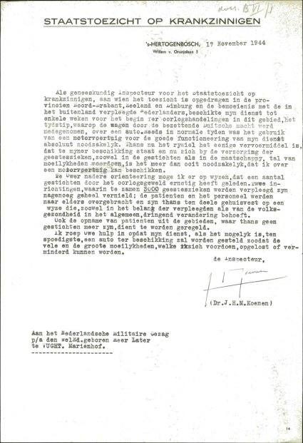 Bron: BHIC, Archief Militair Gezag, inv. nr. 258, scan 315