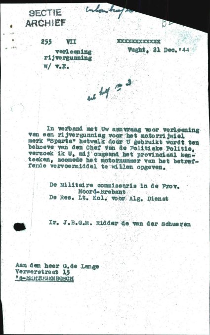 Bron: BHIC, Archief Militair Gezag, inv. nr. 258, scan 338