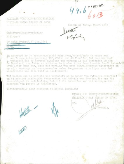 Bron: BHIC, Archief Militair Gezag, inv. nr. 258 scan 400