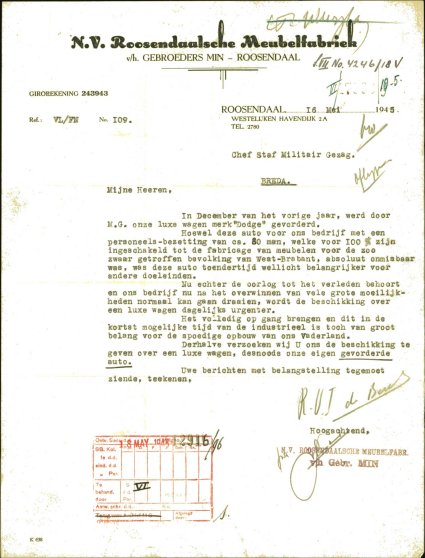 Bron: BHIC, Archief Militair Gezag, inv. nr. 258 scan 409