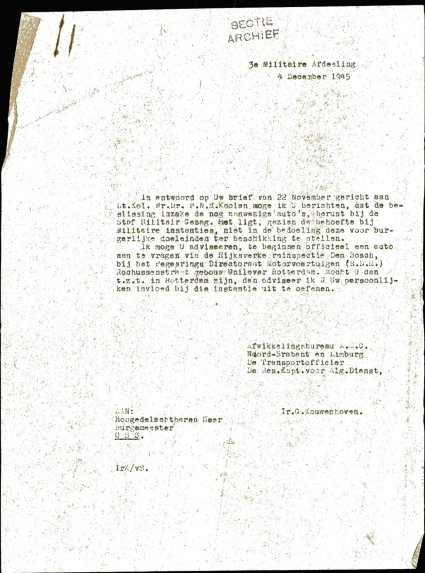 Bron: BHIC, Archief Militair Gezag, inv. nr. 258 scan 495