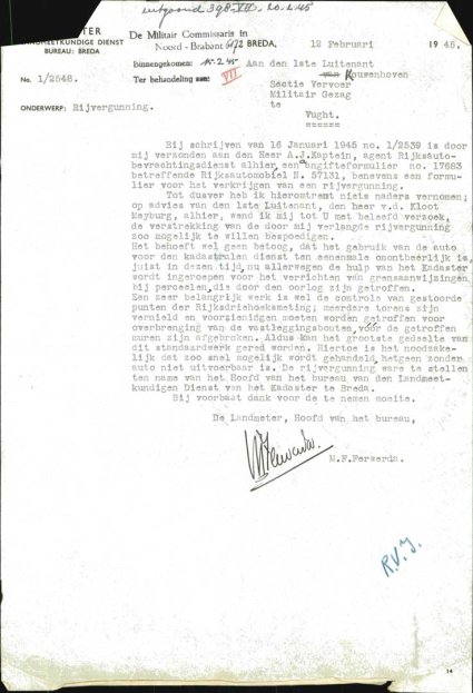 Bron: BHIC, Archief Militair Gezag, inv. nr. 258 scan 634