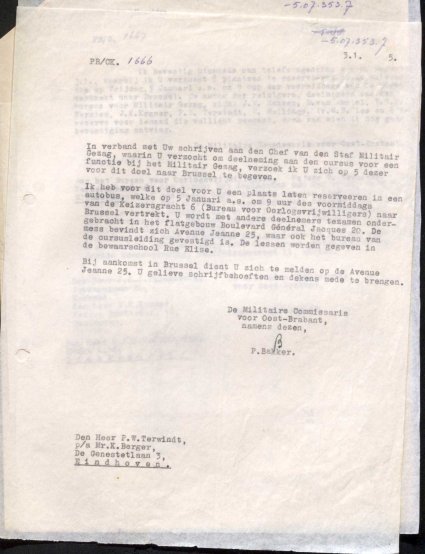Bron: BHIC, Archief Militair Gezag, inv. nr. 430 scan 99