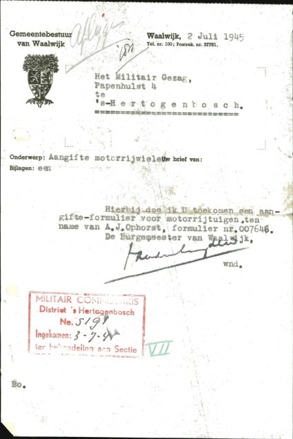 Bron: BHIC, Archief Militair Gezag, inv. nr. 471, scan 539