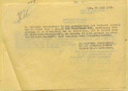 Bron: BHIC, Archief Militair Gezag, inv. nr. 519 scan 111