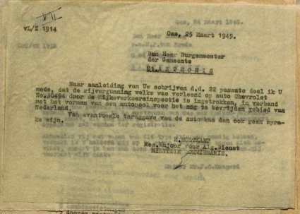 Bron: BHIC, Archief Militair Gezag, inv. nr. 519 scan 223
