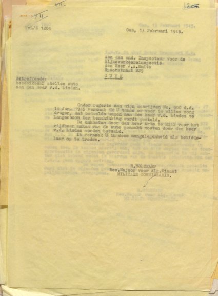Bron: BHIC, Archief Militair Gezag, inv. nr. 519 scan 264
