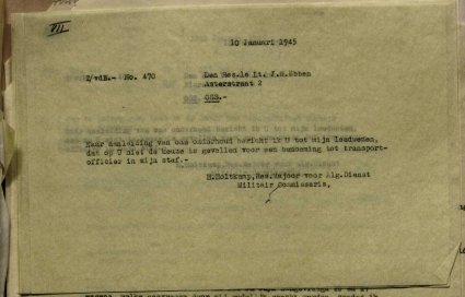 Bron: BHIC, Archief Militair Gezag, inv. nr. 519 scan 287
