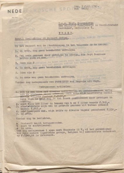 Bron: BHIC, Archief Militair Gezag, inv. nr. 519 scan 364