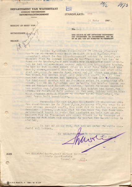 Bron: BHIC, Archief Militair Gezag, inv. nr. 519 scan 434