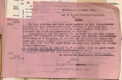 Bron: BHIC, Archief Militair Gezag in Noord-Brabant, 1944 - 1946, inv. nr. 561, scan 156