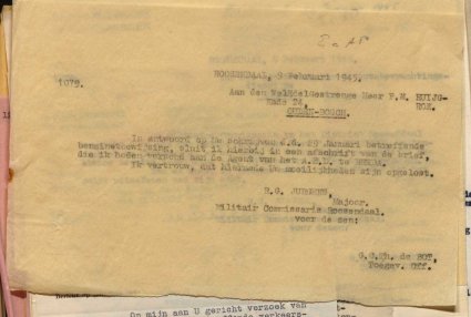 Bron: BHIC, Archief Militair Gezag, inv. nr. 561 scan 158