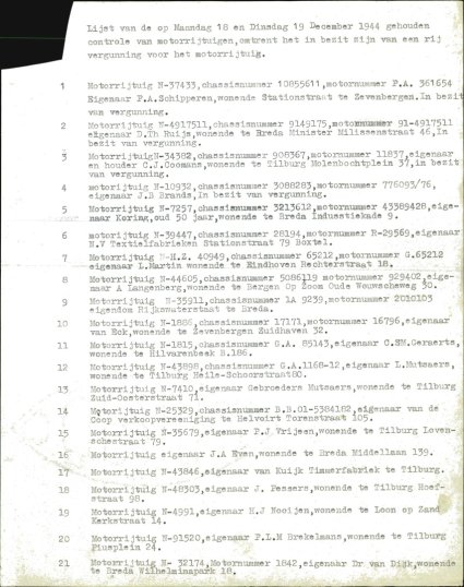 Bron: BHIC, Archief Militair Gezag in Noord-Brabant, 1944 - 1946, inv. nr. 599, scan 31