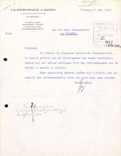 Bron: Regionaal Archief Tilburg, Archief gemeentebestuur Tilburg 1938-1985, inv. nr. 5630, scan 17